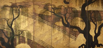Říční most v Uji, 1568-1615 od Unbekannt