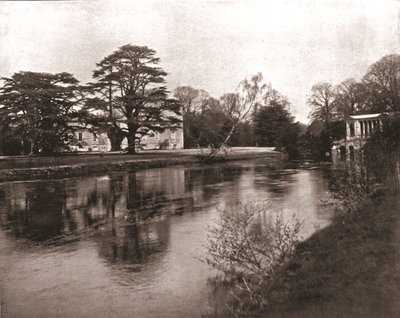Řeka Nadder, Wilton House, Wiltshire, 1894. od Unbekannt