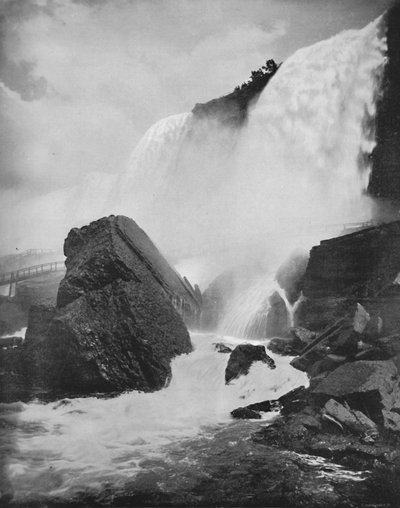 The Rocks Beneath the American Fall, 19. století od Unbekannt
