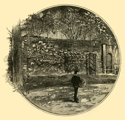 Římská zeď v Dorchesteru, 1898. od Unbekannt