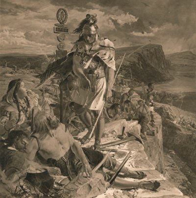 Římané způsobili, že byla postavena zeď na ochranu jihu, 1905 od Unbekannt
