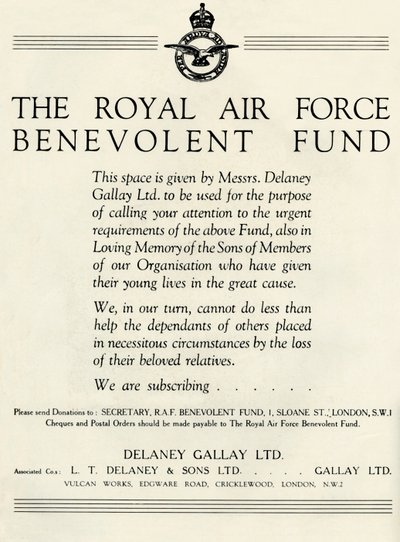 Benevolentní fond Royal Air Force, 1941. od Unbekannt