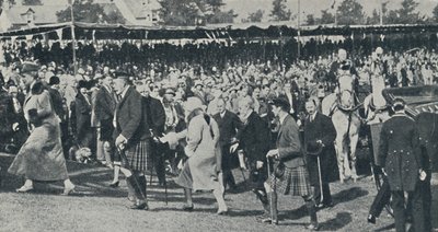 Královská rodina ve Skotsku, c1930, 1937. od Unbekannt