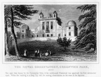 Královská observatoř, Greenwich, Londýn od Unbekannt