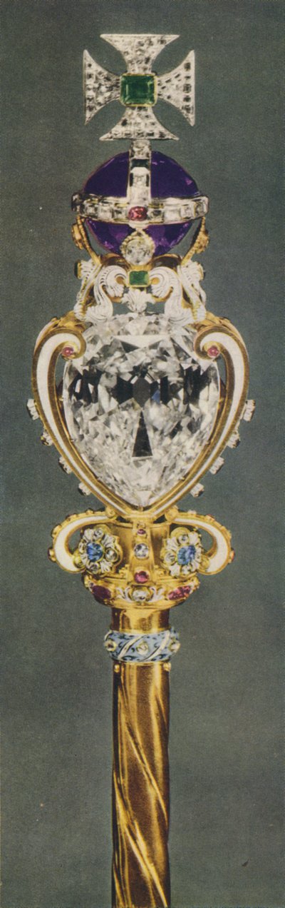 Královské žezlo s křížem, 1937. od Unbekannt