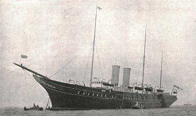 Royal Yacht opouští Cowes, Isle of Wight, 6. srpna 1902. od Unbekannt