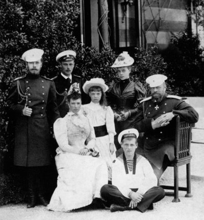 Ruská císařská rodina, c1894 1964 od Unbekannt