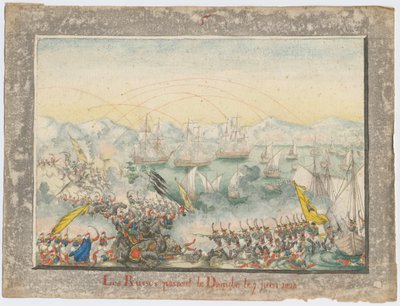 Rusové překročili Dunaj v roce 1828, 1829 od Unbekannt