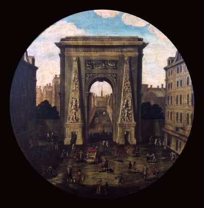 Brána Saint-Denis, Paříž, 17. století od Unbekannt