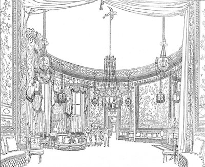 Saloon, asi 1820. Z Nashsových ilustrací, 1939 od Unbekannt