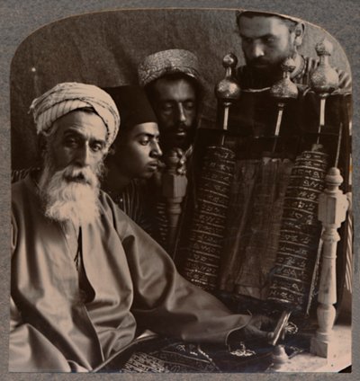 Samaritánský velekněz jako pedagog, c1900 od Unbekannt