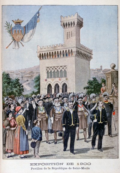 Pavilon San Marino na Světové výstavě v roce 1900, Paříž, 1900 od Unbekannt