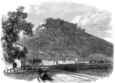 Saská pevnost Konigstein, na řece Labi, poblíž Drážďan, Německo, 1866 od Unbekannt