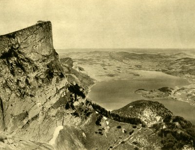Schafberg a Mondsee, Horní Rakousko, c1935. od Unbekannt