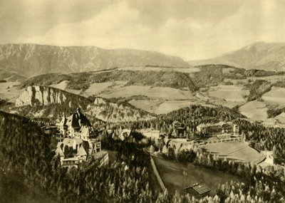 Schneeberg a pohoří Rax, Semmering, Dolní Rakousko, c1935. od Unbekannt