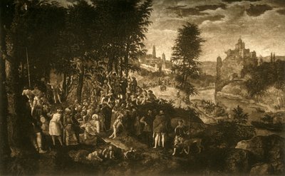 Kázání sv. Jana Křtitele, c1550, 1903. od Unbekannt