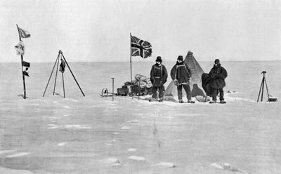 Tábor Shackleton, Antarktida, Štědrý den, 1908 od Unbekannt