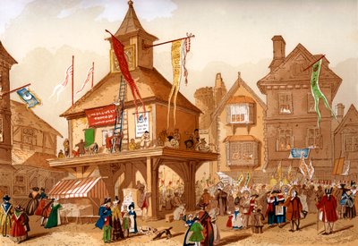 Shakespearovo jubileum ve Stratfordu nad Avonou, c1850 od Unbekannt