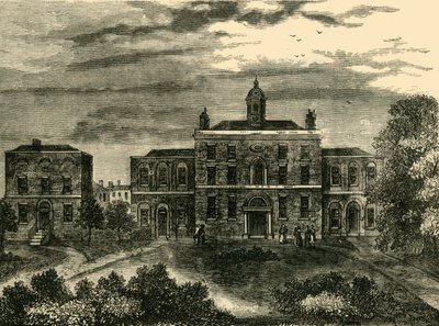 Small-pox Hospital, Kings Cross, v roce 1800, c1876. od Unbekannt