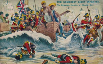 Somersetská lehká pěchota. Zoufalé přistání v Aboukir Bay, 1801, 1939. od Unbekannt