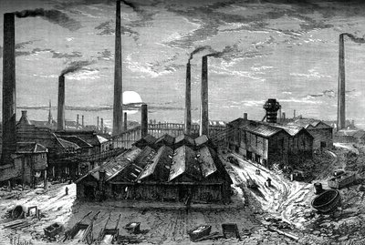 Chemická továrna St Rollox, Glasgow, c1880 od Unbekannt