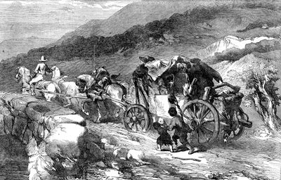 Dostavník minulého století, 1855 od Unbekannt