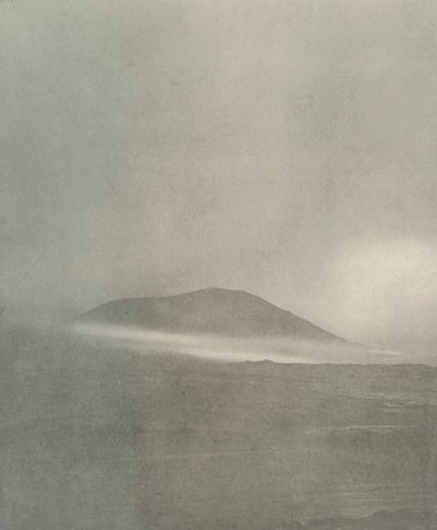 Začátek vánice... Drift se blíží kolem hory Erebus, c1908, 1909 od Unbekannt