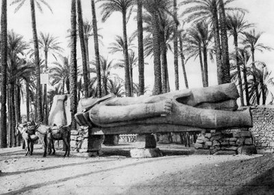Socha Ramesese II., Káhira, Egypt, c1920 od Unbekannt