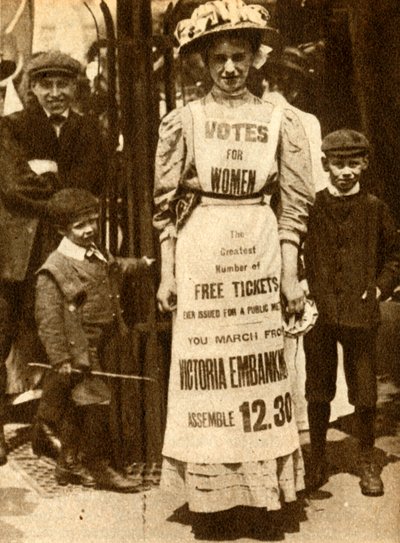 Suffragette Housemaid 1908, 1933. od Unbekannt