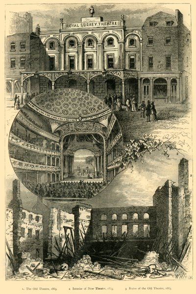 The Surrey Theatre, c1878. od Unbekannt