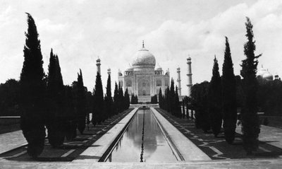 Taj Mahal, Agra, Indie, 1916-1917 od Unbekannt