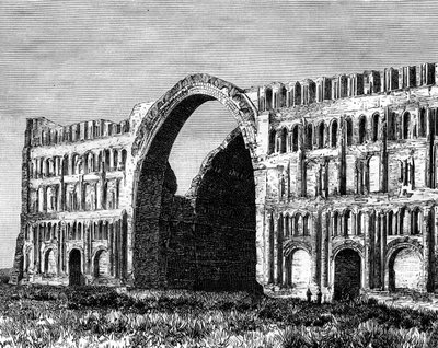 Taq-i Kisra, Ctesiphon, Irák, 19. století od Unbekannt