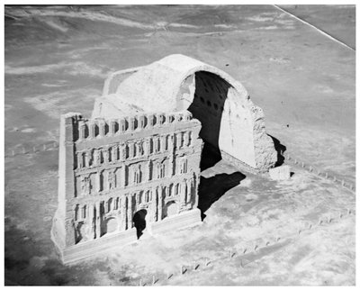 Taq-i Kisra ze vzduchu, Ctesiphon, Irák, 1926 od Unbekannt