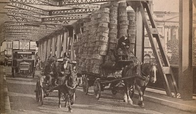 Dočasný most, c1925, 1935 od Unbekannt
