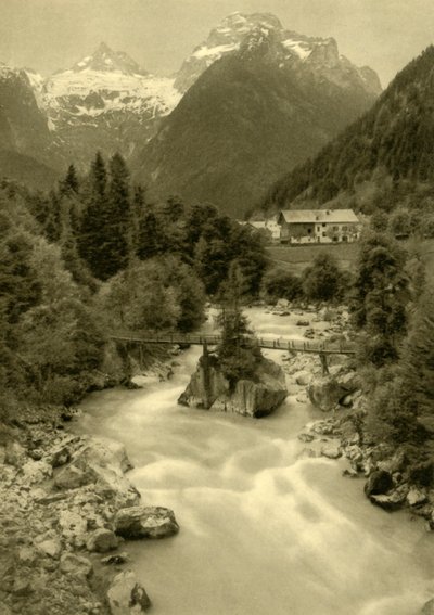 Ďáblův most Teufelsstein, Lofer, Rakousko, c1935. od Unbekannt