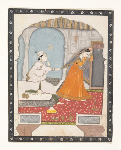 Nesmělá nevěsta, ca. 1800. od Unbekannt