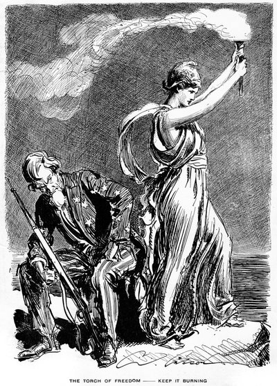 The Torch of Freedom, Keep it Burning, 1916 od Unbekannt