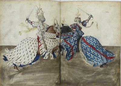 Turnajová kniha René dAnjou, cca 1447 od Unbekannt