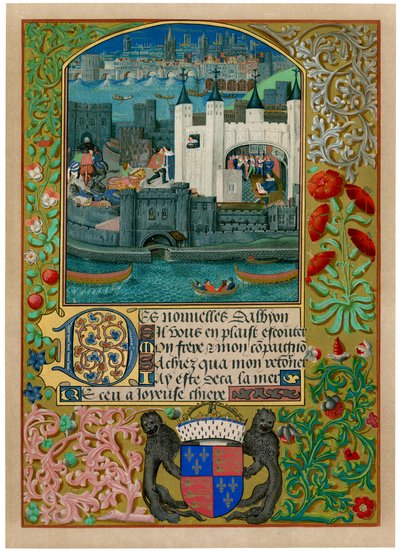 Tower of London s London Bridge, c1500, c1901 od Unbekannt