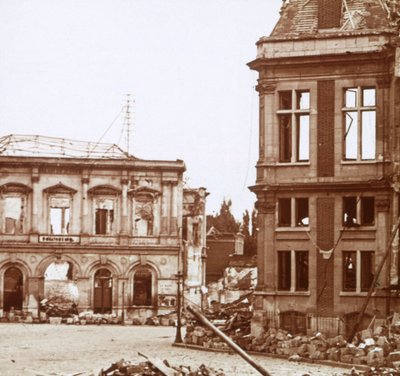 Radnice, Chauny, Francie, c1914-c1918 od Unbekannt