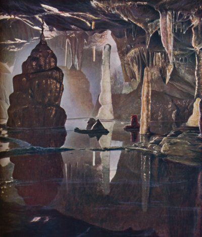 The Transformation Scene in Coxs Cave at Cheddar, c1935 od Unbekannt