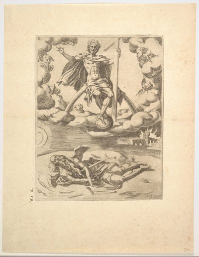 Triumph of Divinity or Eternity od The Triumphs of Petrarc, ca. 1548-49. od Unbekannt