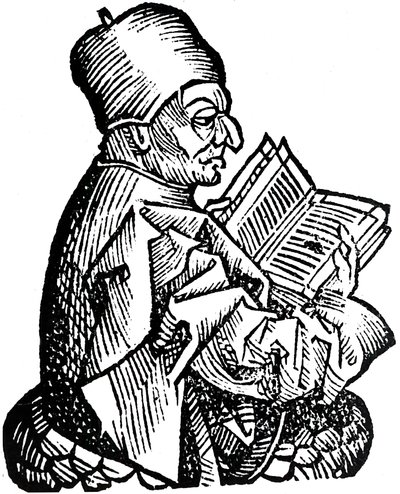 The Venerable Bede c673-735, anglosaský teolog, učenec a historik, 1493 od Unbekannt