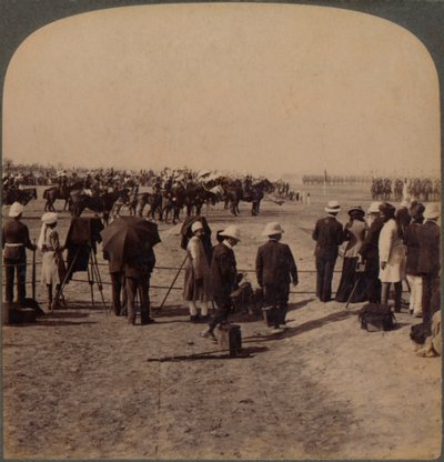 Místokrál Lord Curzon a Lord Kitchener na Great Durbar Review, Dillí, Indie, 1903 od Unbekannt