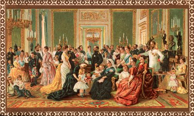 Viktoriánská královská rodina, 1887 od Unbekannt