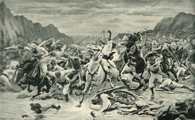 Vítězství pronásledování kandahárské kavalérie k řece Arghandab, 1901. od Unbekannt