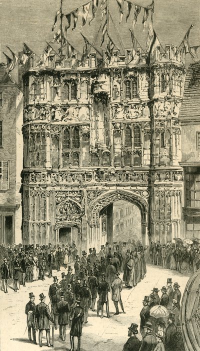 The Visitors Being Introduced To The Dean: Colonial and Indian Visitors at Canterbury, 1886. od Unbekannt
