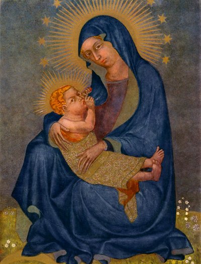Vyšehradská Madona dešťů, c1360 1955 od Unbekannt