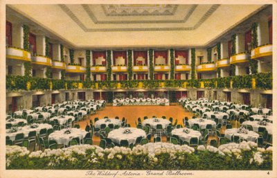 Waldorf Astoria, Grand Ballroom, c1930 od Unbekannt