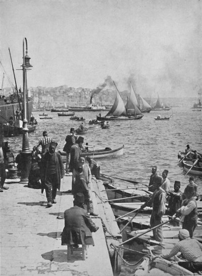 Nábřeží Stamboul, s Perou v dálce, 1913 od Unbekannt